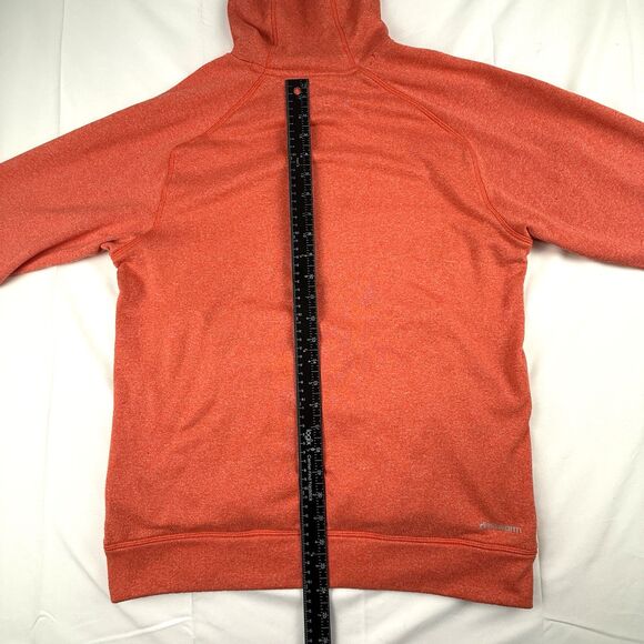 Adidas Ultimate Pullover Hoodie Sz Medium Bright Red Sweatshirt Kangaroo Pocket - Picture 15 of 15